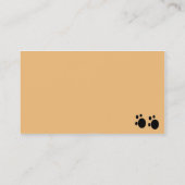 Carte De Visite Le chien hirsute (Dos)