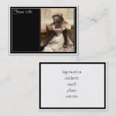 Carte De Visite Le Chimp de Bouguereau (Devant / Derrière)