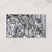 Carte De Visite Le chirurgien dirige pendant qu'un assistant se (Dos)