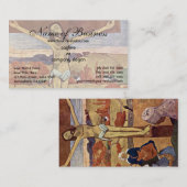 Carte De Visite Le Christ jaune de Paul Gauguin (Devant / Derrière)