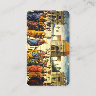 Carte De Visite Le Christ remettant les clefs à saint Pierre