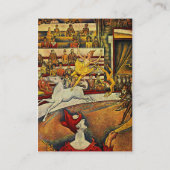 Carte De Visite Le cirque de Georges Seurat (1891) (Dos)