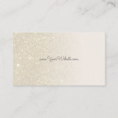 Carte De Visite Le cône glacé à la crème sur la Parties scintillan (Dos)