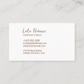 Carte De Visite Le cookie de la Pantry (Dos)