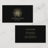 Carte De Visite Le Coq d'Or magnifique (Devant / Derrière)