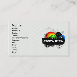 Carte De Visite Le Costa Rica fruité mignon