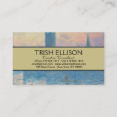 Carte De Visite Le coucher du soleil des Chambres de Claude Monet (Dos)