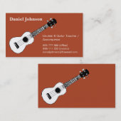 Carte De Visite Le croquis, décontracté, détendent le professeur (Devant / Derrière)