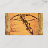 CARTE DE VISITE LE CROSSBOW GÉANT ET LA MACHINE POUR FABRIQUER DES (Dos)