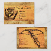 CARTE DE VISITE LE CROSSBOW GÉANT ET LA MACHINE POUR FABRIQUER DES (Devant / Derrière)