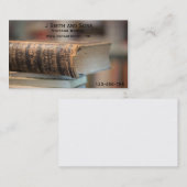 Carte De Visite Le cru réserve la librairie d'occasion de cru (Devant / Derrière)