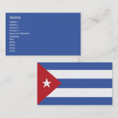 Carte De Visite Le Cuba - affaires (Devant / Derrière)
