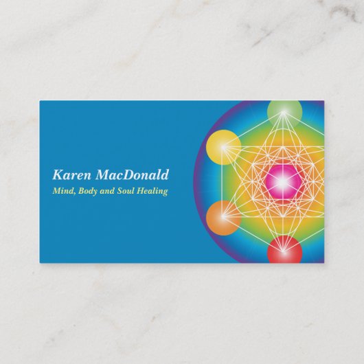 Carte De Visite Le cube de Metatron (Dos)