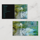 Carte De Visite Le Cygne (Devant / Derrière)