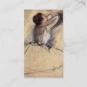 Carte De Visite Le Danseur par Edgar Degas (Dos)