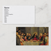 Carte De Visite Le dernier dîner 2 (Devant / Derrière)