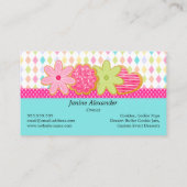 Carte De Visite Le dessert des biscuits de fête (Dos)