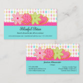 Carte De Visite Le dessert des biscuits de fête (Devant / Derrière)