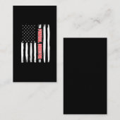 Carte De Visite Le directeur des funérailles américaines fier du d (Devant / Derrière)