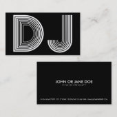 CARTE DE VISITE LE DJ (Devant / Derrière)