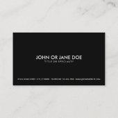 CARTE DE VISITE LE DJ (Dos)