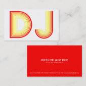 CARTE DE VISITE LE DJ (Devant / Derrière)