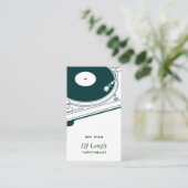 Carte De Visite Le DJ/musique/Tourne-disque (Debout devant)