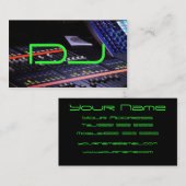 Carte De Visite Le DJ se refroidissent (Devant / Derrière)