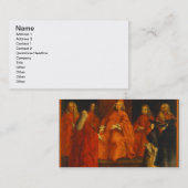 Carte De Visite Le doge Grimani sur son trône (Devant / Derrière)