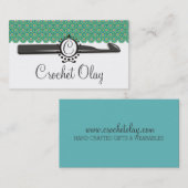 Carte De Visite Le dragon mesure le monogramme de crochet de (Devant / Derrière)