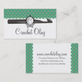 Carte De Visite Le dragon mesure le monogramme de crochet de (Devant / Derrière)