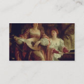 Carte De Visite Le duo (huile sur la toile) (Dos)