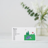 Carte De Visite Le fairway (Debout devant)