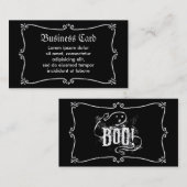 Carte De Visite Le fantôme huent (Devant / Derrière)