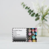 Carte De Visite Le fard à paupières Palete composent l'artiste (Debout devant)