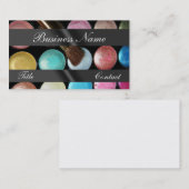 Carte De Visite Le fard à paupières Palete composent l'artiste (Devant / Derrière)