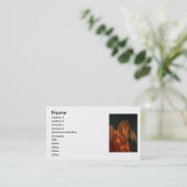 Carte De Visite Le feu (Debout devant)