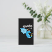 Carte De Visite Le feu de bougie de petit gâteau de cadeau de (Debout devant)