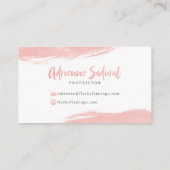 Carte De Visite Le Flamant rose voyant (Dos)