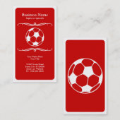Carte De Visite le football de mod (Devant / Derrière)