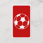 Carte De Visite le football de mod (Dos)