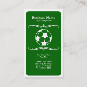 Carte De Visite le football de mod
