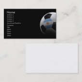 Carte De Visite Le football en Argentine (Devant / Derrière)