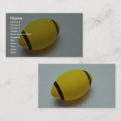 Carte De Visite Le football en caoutchouc (Devant / Derrière)