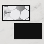 Carte De Visite le football : M : (Devant / Derrière)