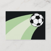 Carte De Visite Le football - potelé (Dos)