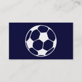 Carte De Visite le football simple (Dos)