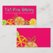 Carte De Visite le fruit fait sur commande de couleur découpe la (Devant / Derrière)