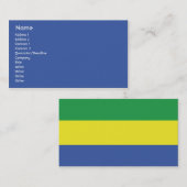 Carte De Visite Le Gabon - affaires (Devant / Derrière)