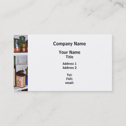 Carte De Visite Le Garde-Manger (Devant)
